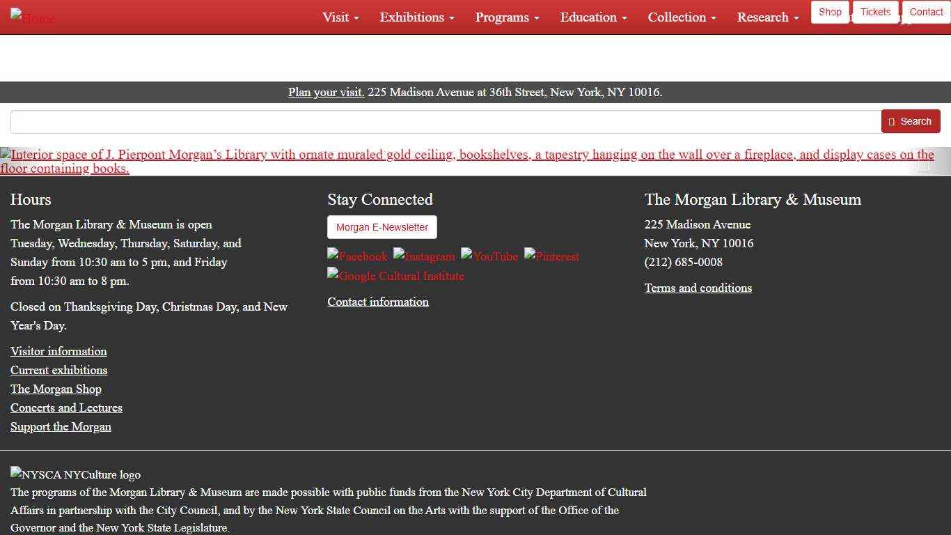 The Morgan Library & Museum, New York, founded by Pierpont Morgan